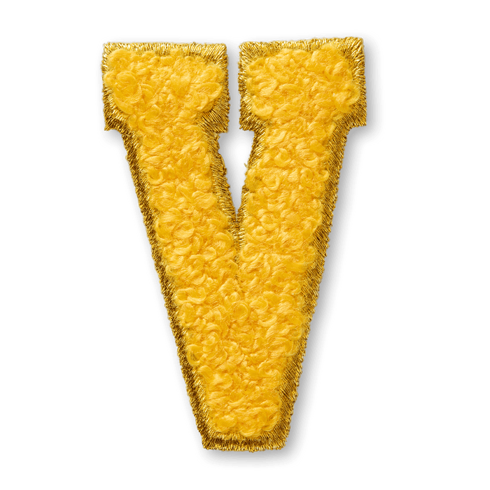 AG™ Letter V Stick-On Patch N8