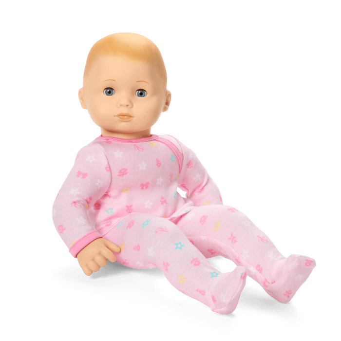 Bitty Baby® Doll #3 with blonde hair in Pastel Pink R1