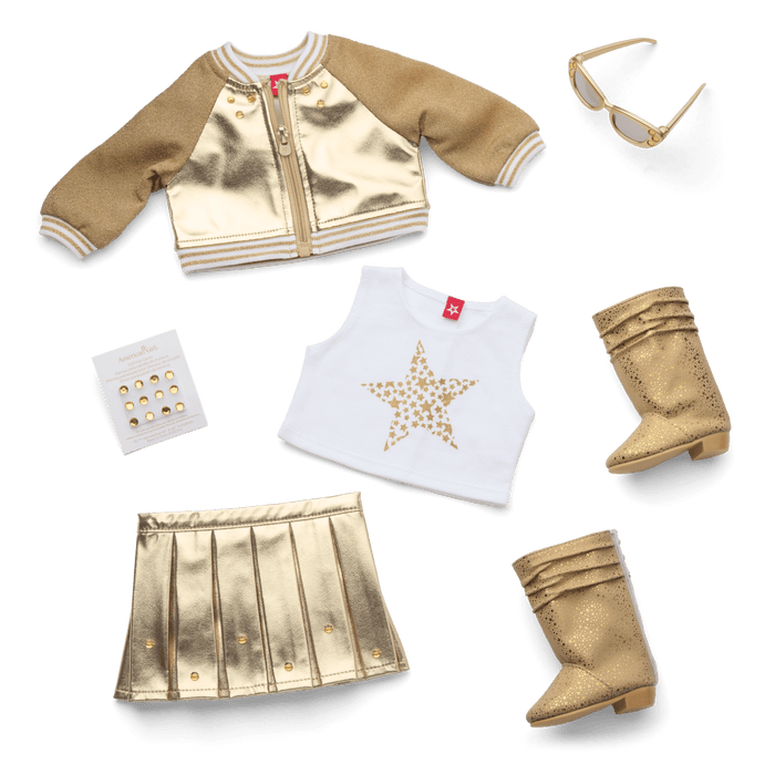 November Topaz Pizzazz Outfit for 18-inch Dolls Q5