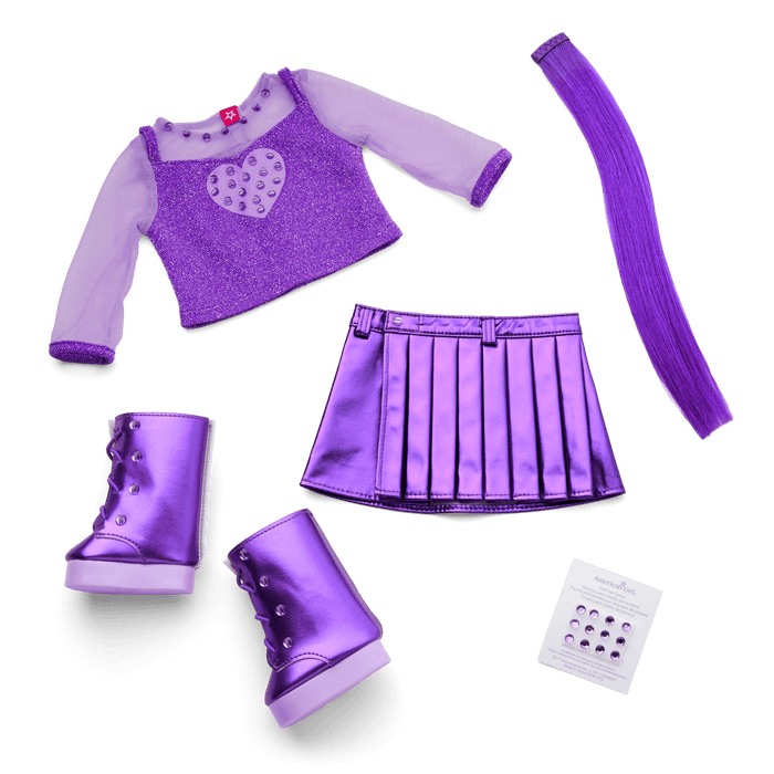 February Amethyst Bliss Outfit for 18-inch Dolls P6