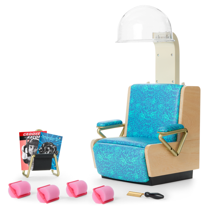Melody’s™ Salon Chair & Accessories for 18-inch Dolls (Historical Characters) Q5