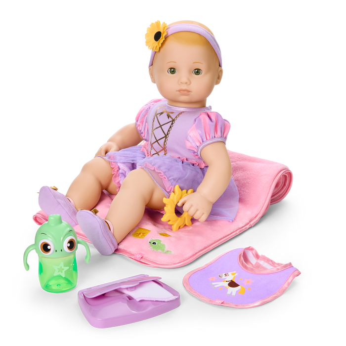 Disney Princess Rapunzel Cuddle & Care Set with Bitty Baby® Doll by American Girl® O6
