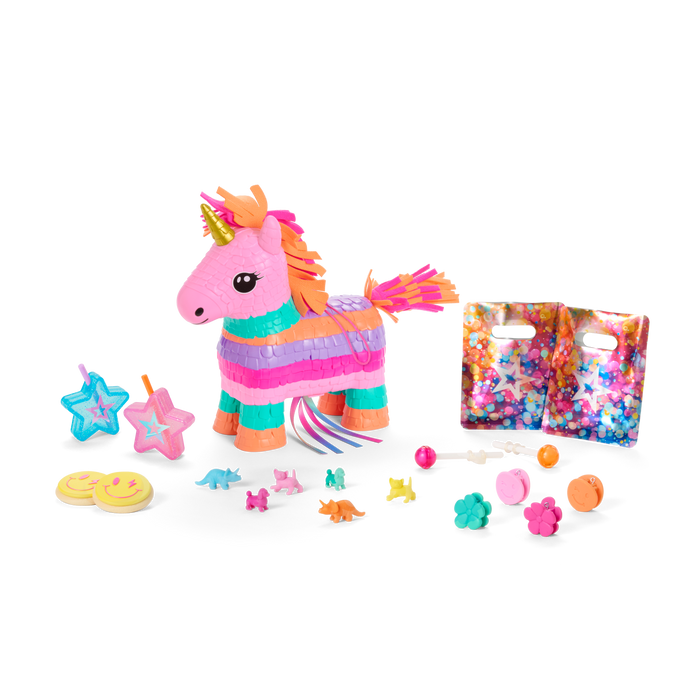 Unicorn Piñata & Party Accessories for 18-inch Dolls M6