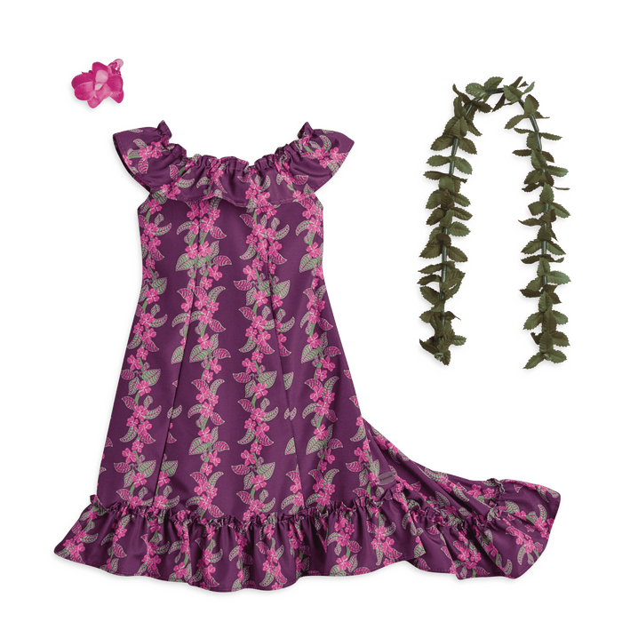 Nanea's Holoku Dress for 18-inch Dolls (Historical Characters) M3