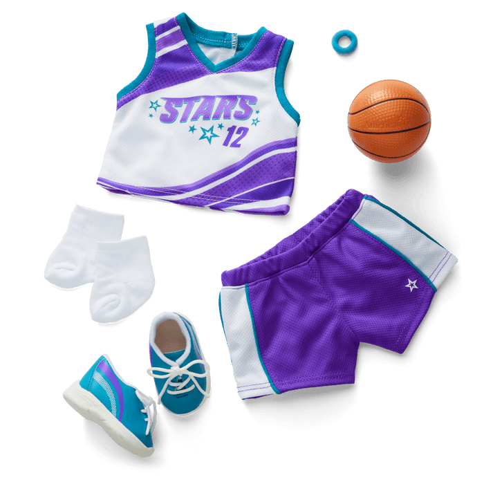 Star Player Basketball Outfit for 18-inch Dolls R3