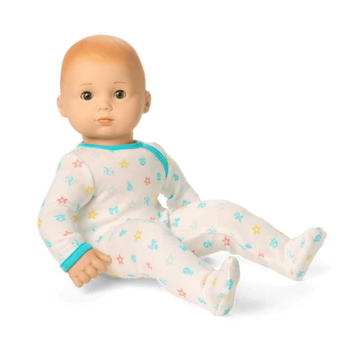 Bitty Baby® Doll #6 with red hair in Pastel Blue N1