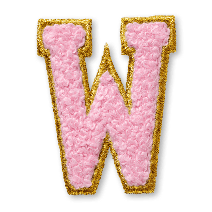 AG™ Letter W Stick-On Patch Q4