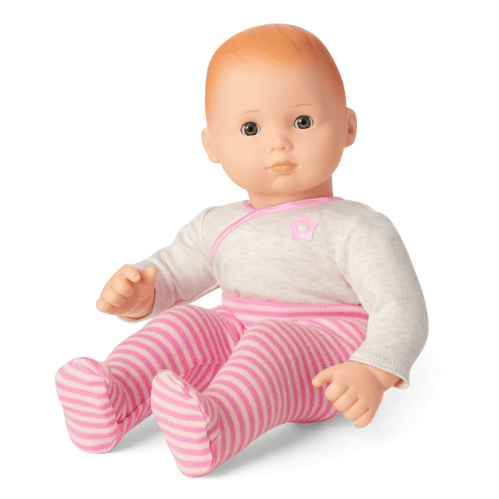 Bitty Baby® Doll #6 with red hair in Pretty Pink M9