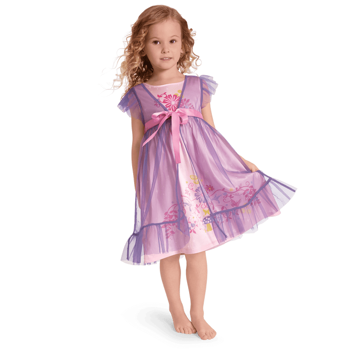Royal Ruffles Nightie & Robe for Little Girls O3