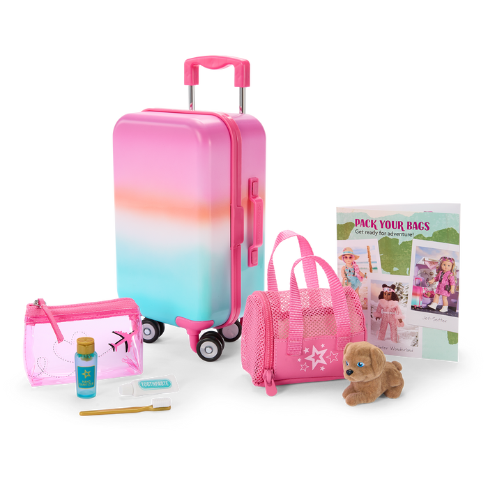 Packed with Fun Luggage Set for 18-inch Dolls M0