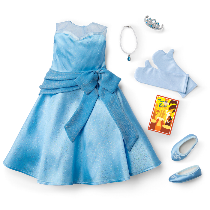 American Girl® Disney Princess Tiana Evening Star Dress & Accessories for 18-inch Dolls M7