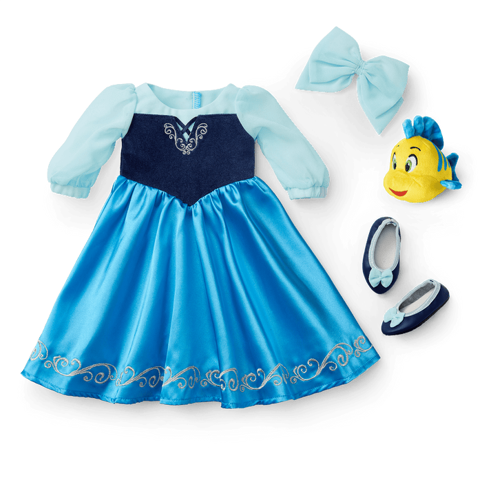 American Girl® Disney Princess Ariel Day Dress, Flounder & Accessories for 18-inch Dolls P6