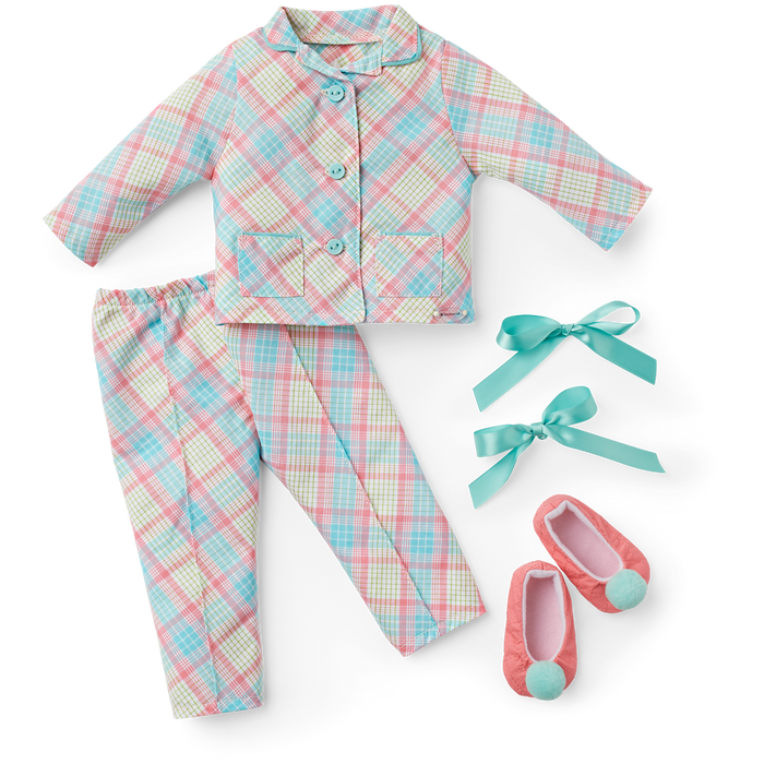 Melody’s™ Plaid Pajamas for 18-inch Dolls (Historical Characters) M6