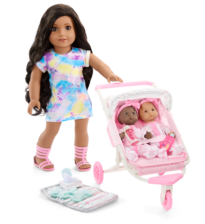 Little Bitty Baby™ Double Stroller Set for 7.75-inch Dolls M6