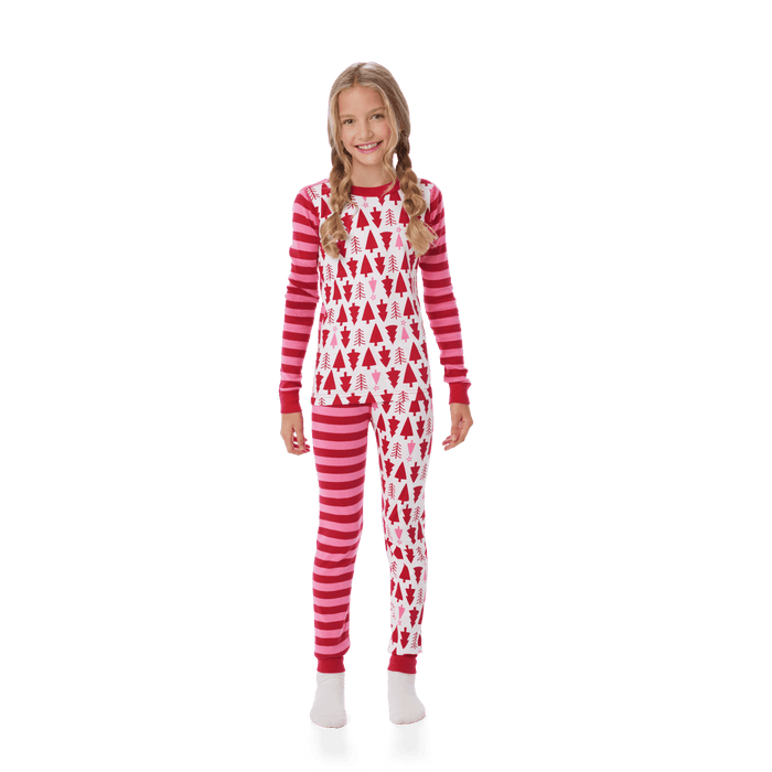 American Girl® x Hanna Andersson Holiday Treetops Pajamas for Little Girls & Girls N0