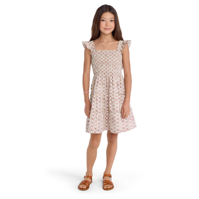 American Girl® x Hill House Home Tiny Ellie Nap Dress for Girls (Felicity™ Print) M4