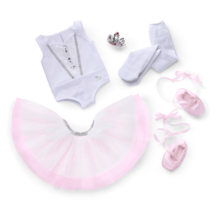 My First Ballet Recital Costume for 18-inch Dolls Q1