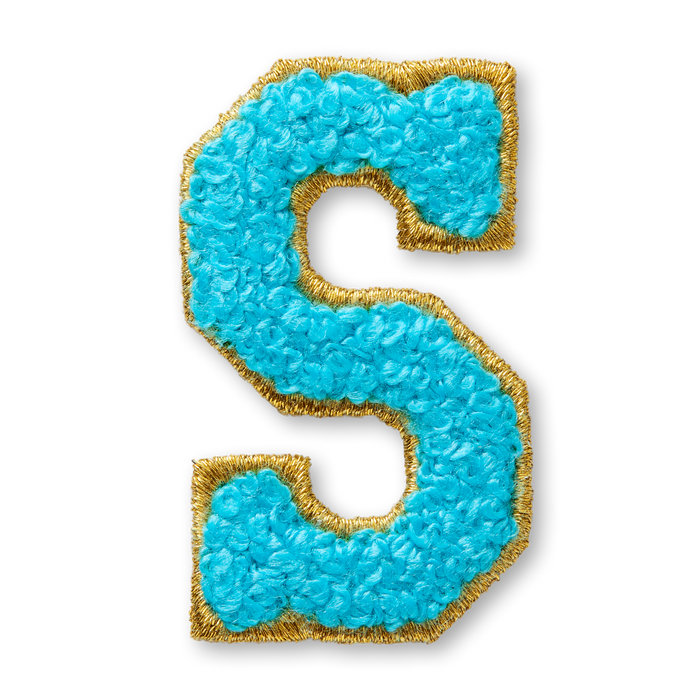 AG™ Letter S Stick-On Patch P6