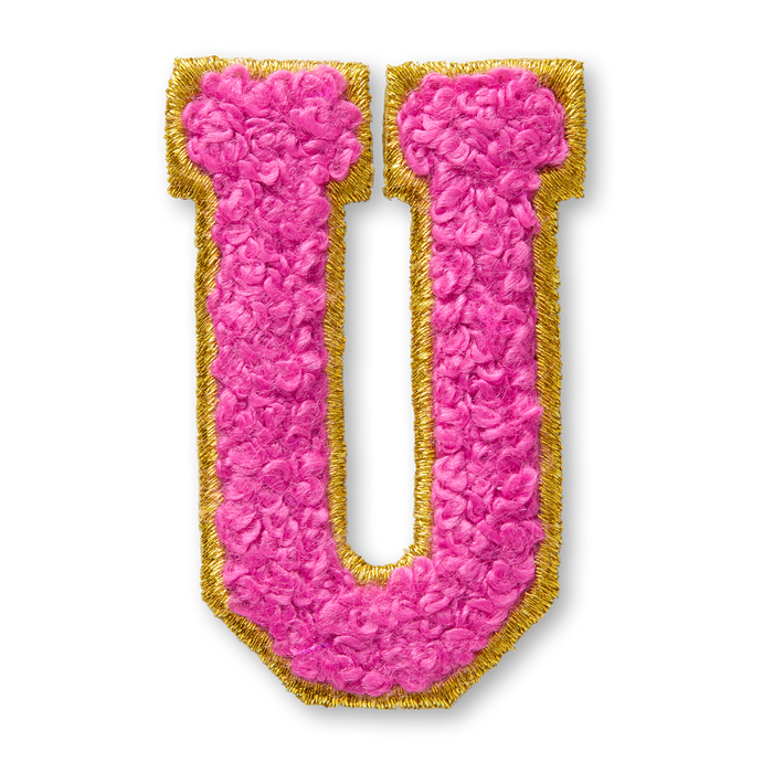 AG™ Letter U Stick-On Patch M8