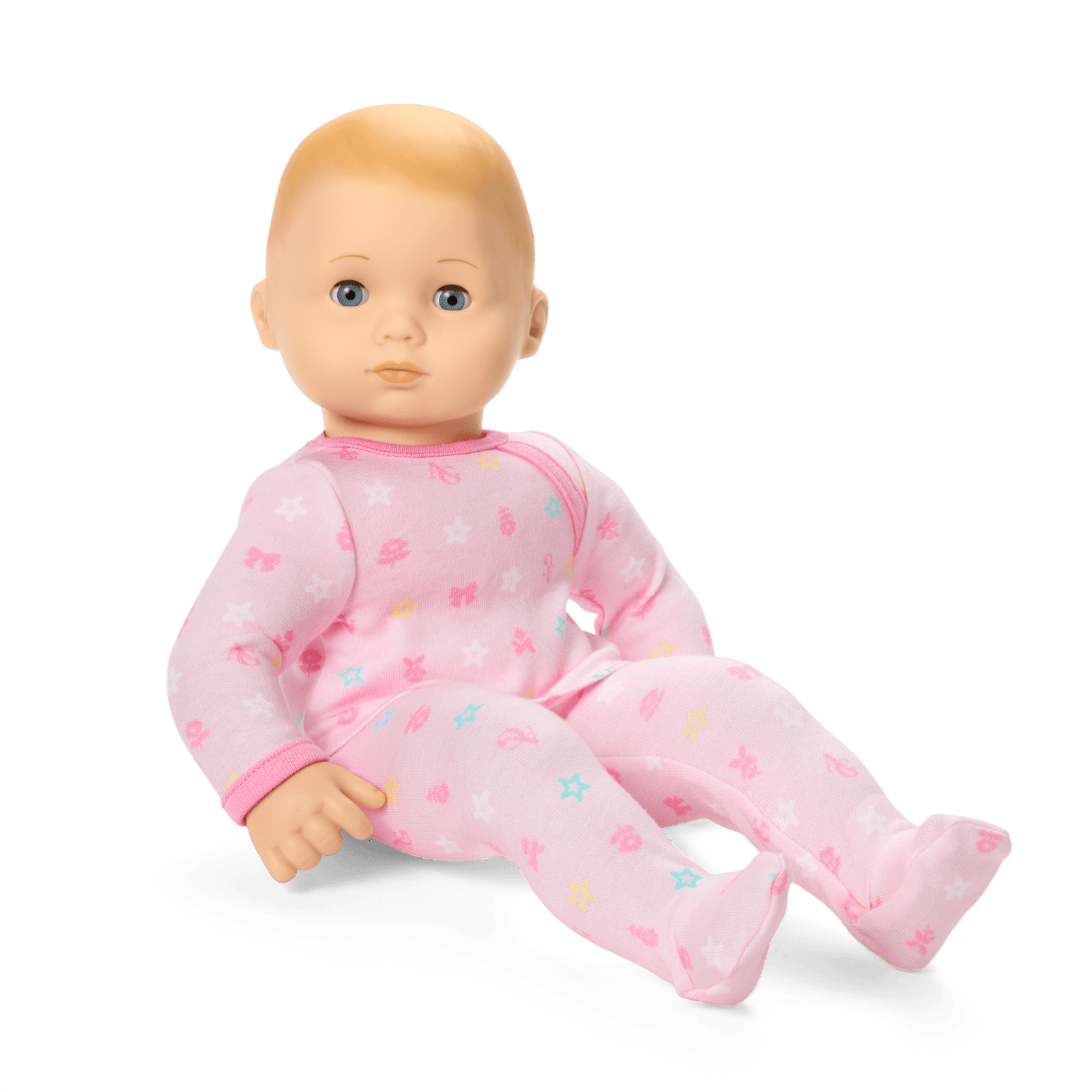 Bitty Baby® Doll #3 with blonde hair in Pastel Pink R1