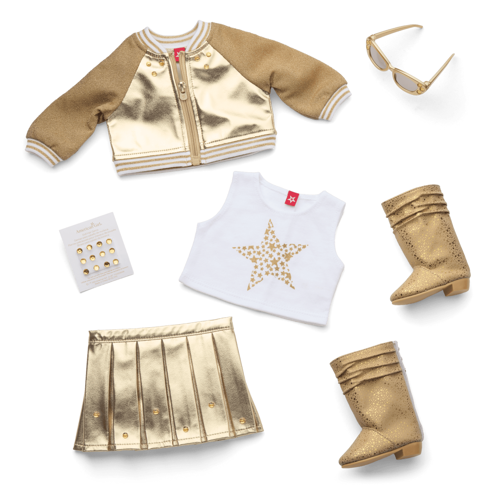 November Topaz Pizzazz Outfit for 18-inch Dolls Q5