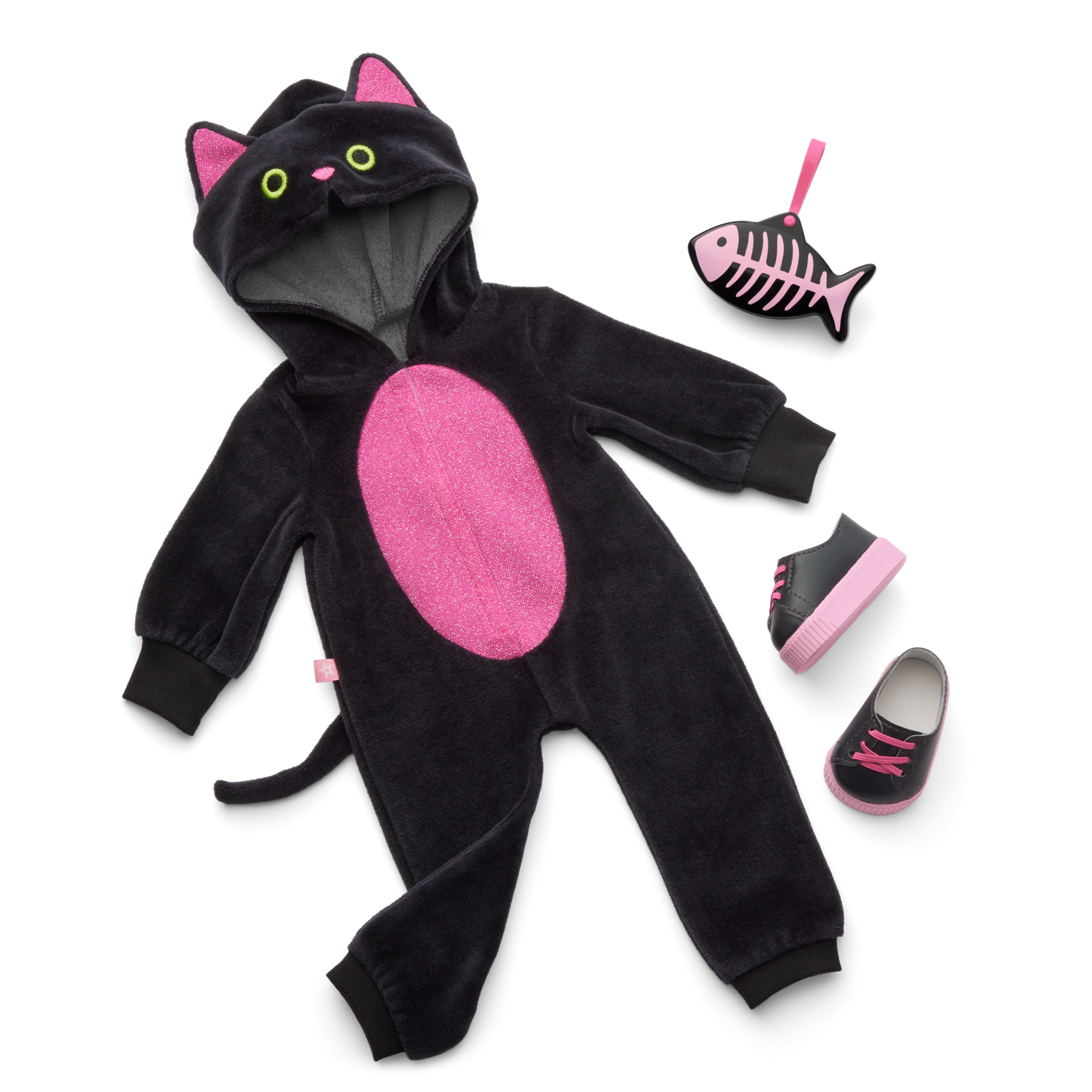 Claws & Cuddles Cat Costume for 18-inch Dolls N2