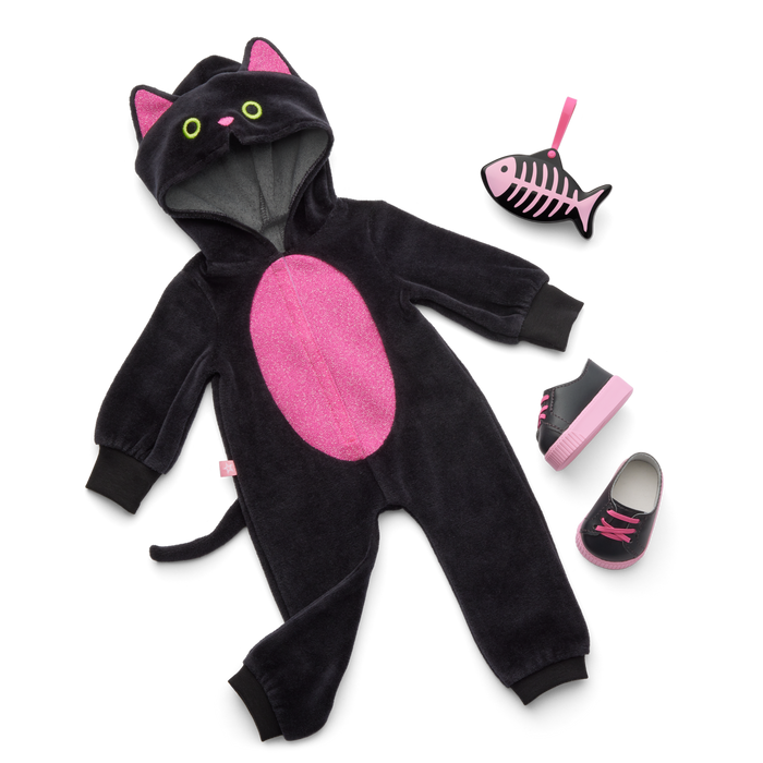 Claws & Cuddles Cat Costume for 18-inch Dolls N2