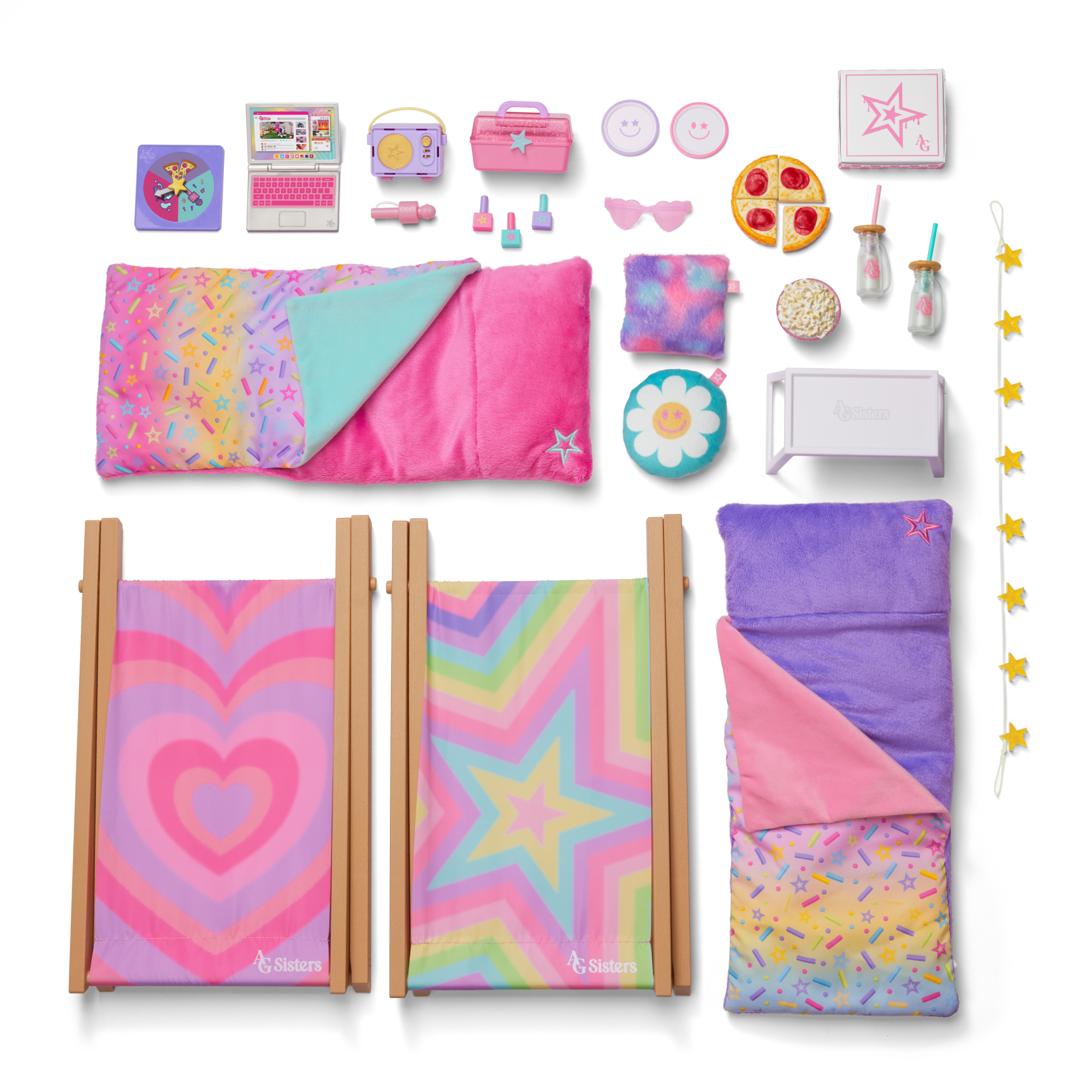 AG Sisters™ Glamping Girls Sleepover Set Q6