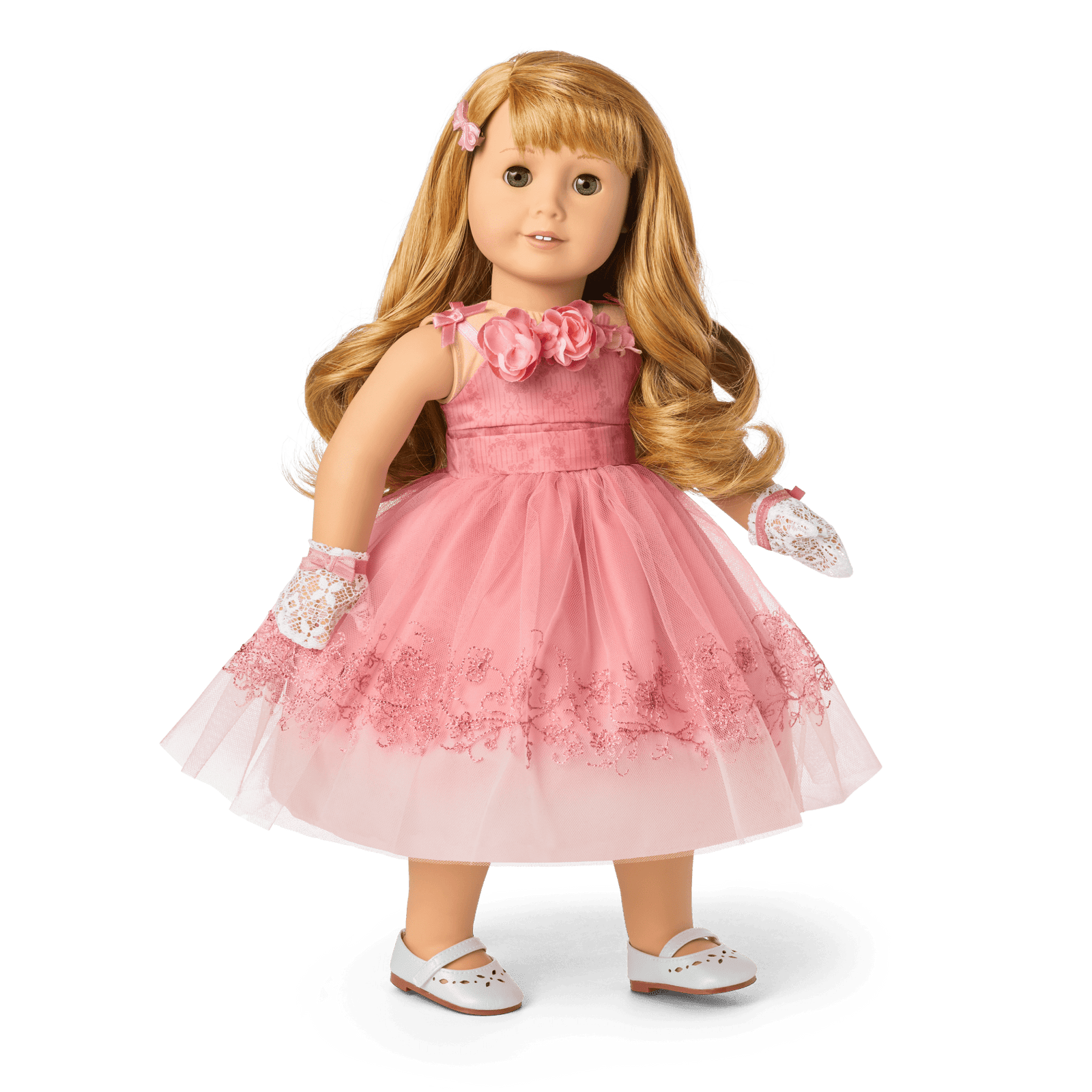 Maryellen’s™ Pretty Pink Dress for 18-inch Dolls (Historical Characters) R0
