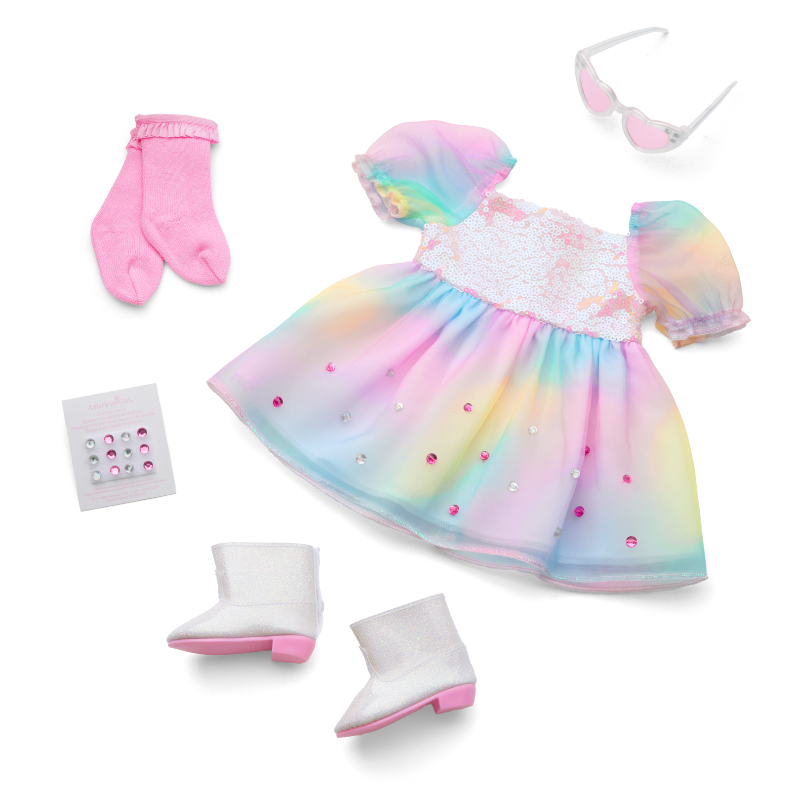 October Opal Obsession Outfit for 18-inch Dolls N3