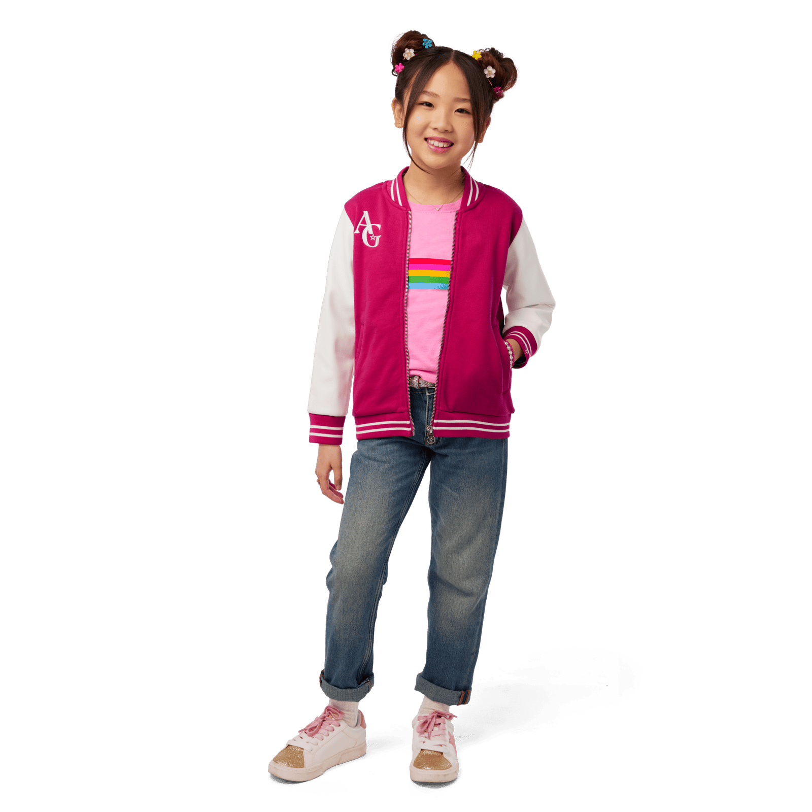 AG™ Star Squad Varsity Jacket for Girls M7