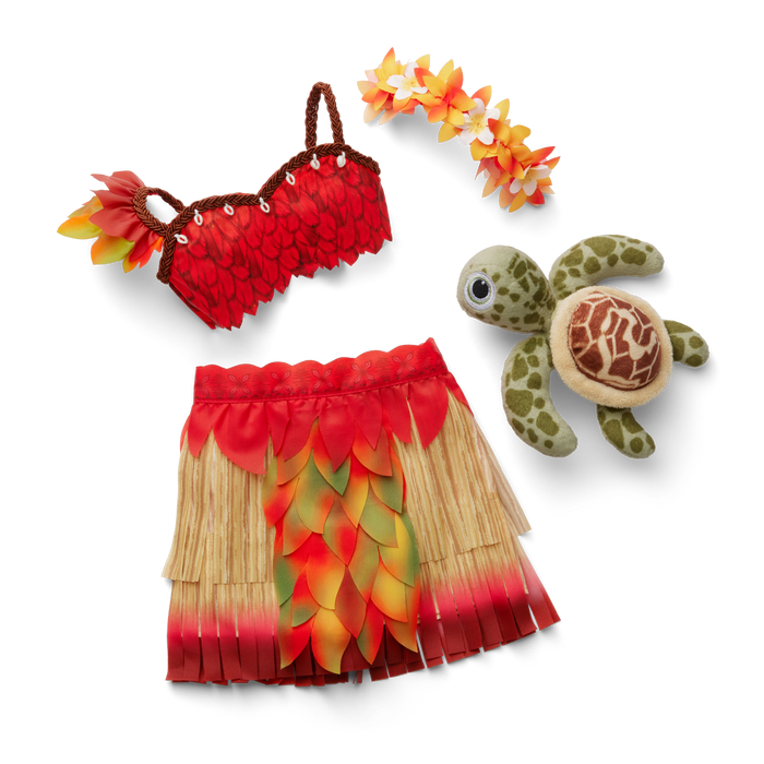 Disney Moana Wayfinder Outfit & Sea Turtle Plush for 18-inch Dolls by American Girl® O4