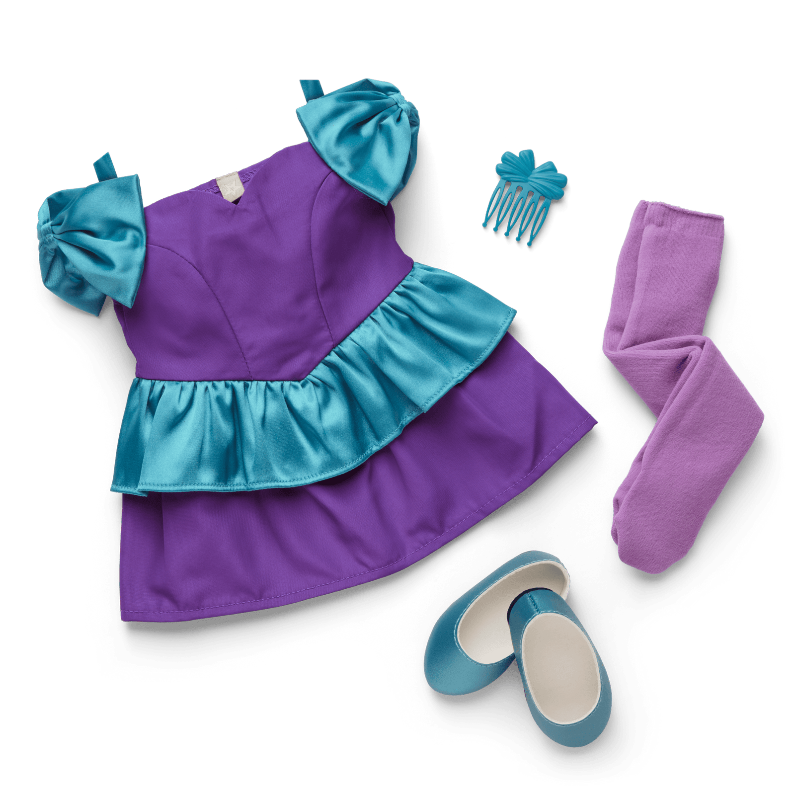 Courtney’s™ Bow-dacious Party Dress for 18-inch Dolls (Historical Characters) Q1