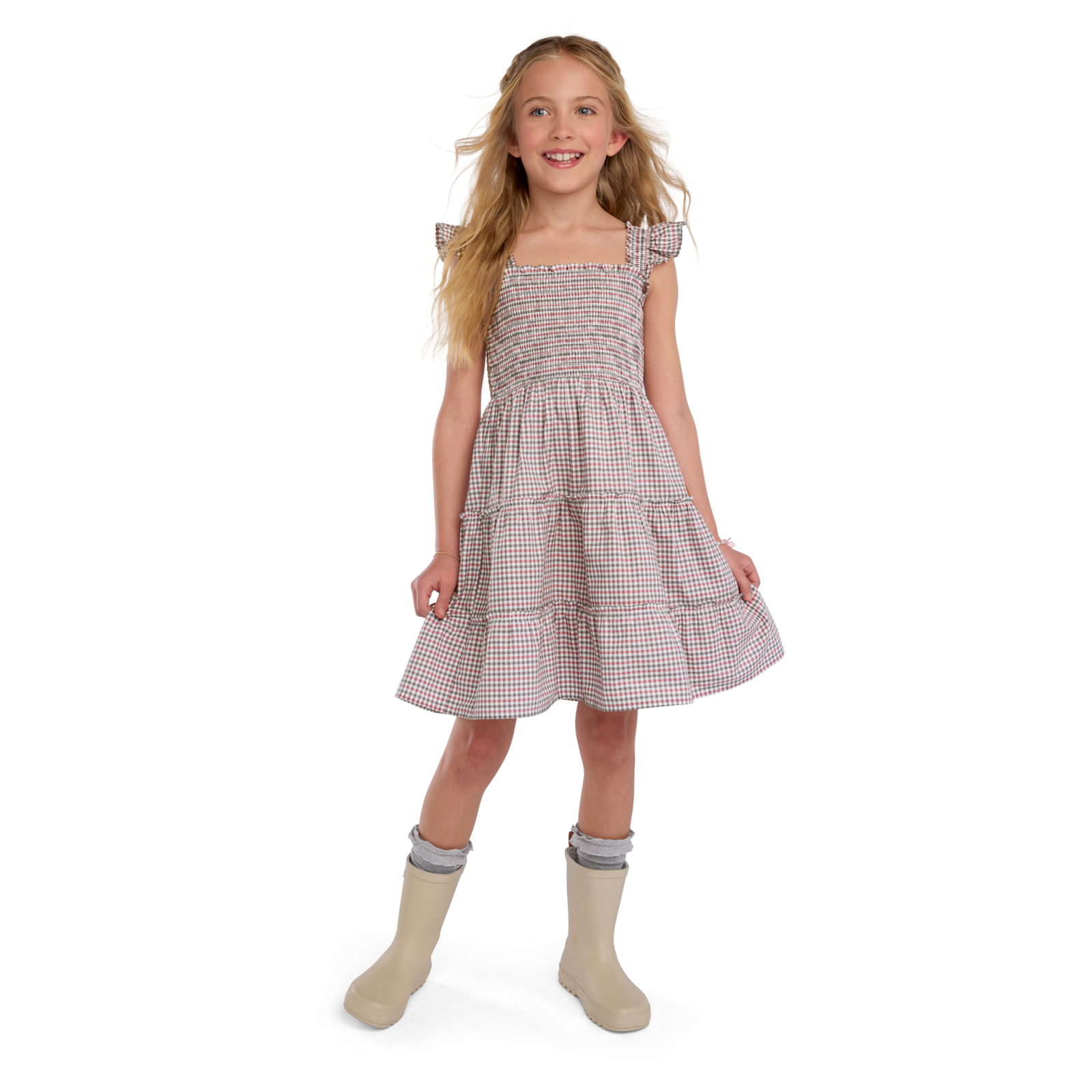 American Girl® x Hill House Home Tiny Ellie Nap Dress for Girls (Samantha™ Print) O6