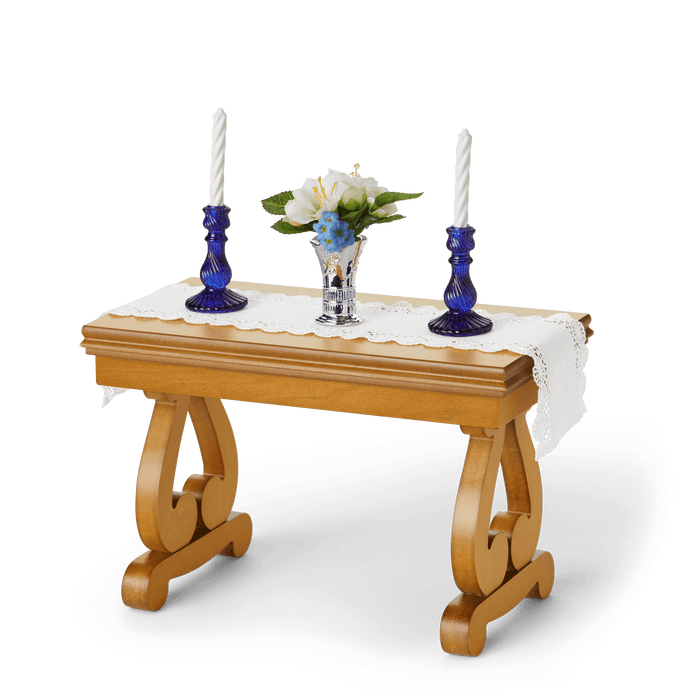 Rebecca’s™ Parlor Table for 18-inch Dolls (Historical Characters) Q7
