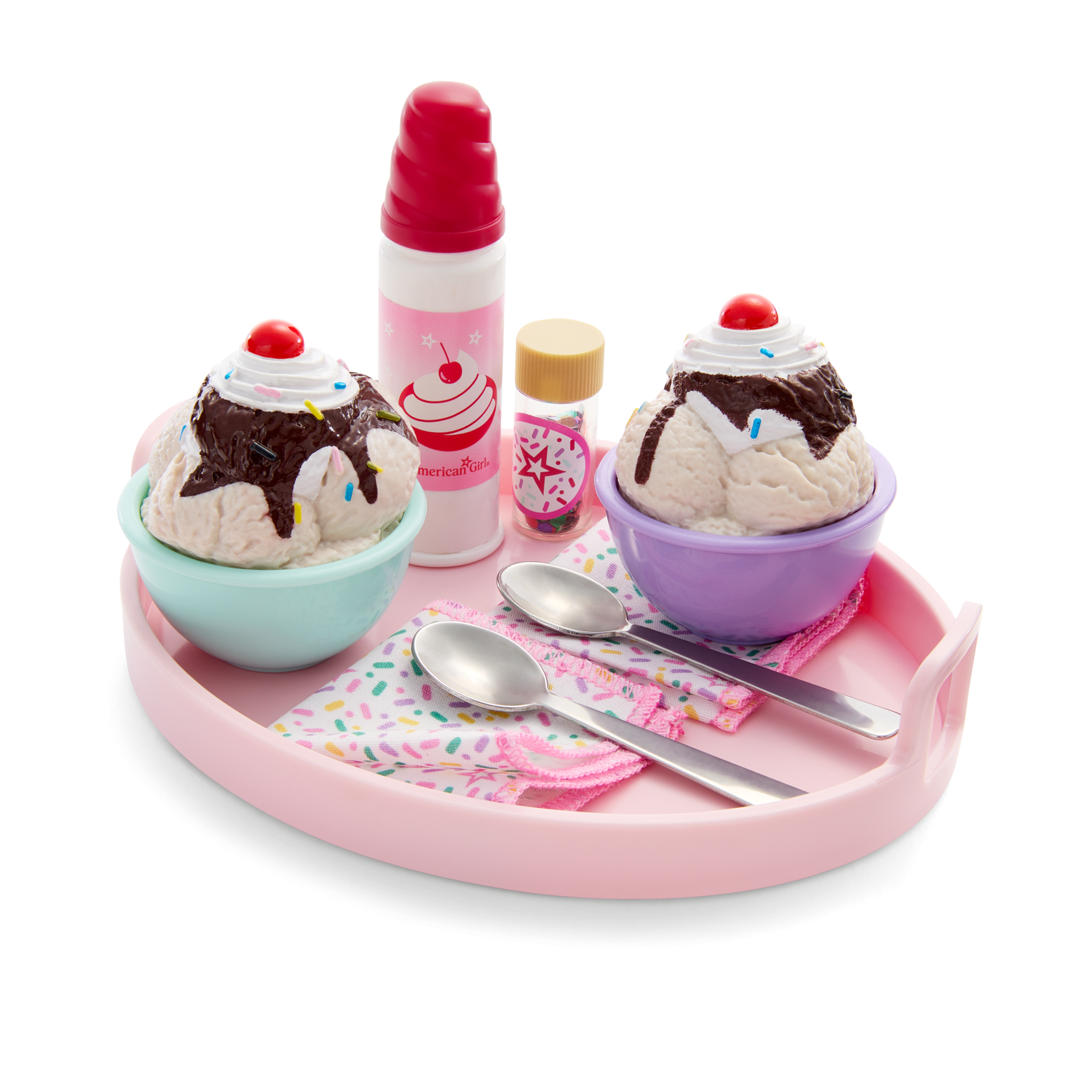 Sundaes for Two Set for 18-inch Dolls M9