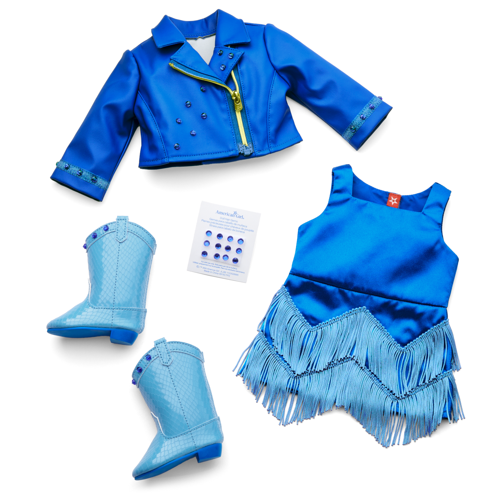 September Sapphire Sparkle Outfit for 18-inch Dolls P4