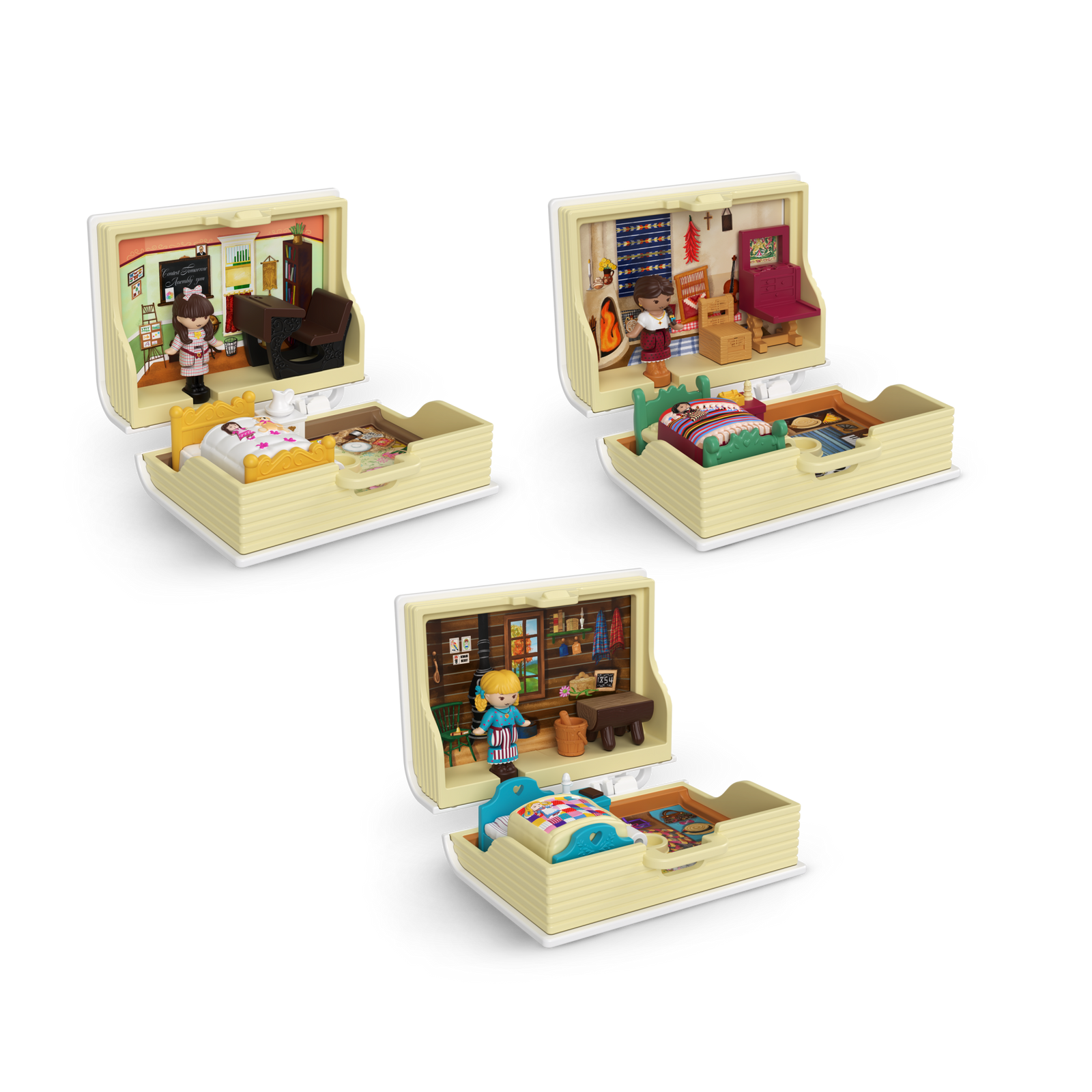 Polly Pocket™ x American Girl® Compact 3-Pack Set Q8
