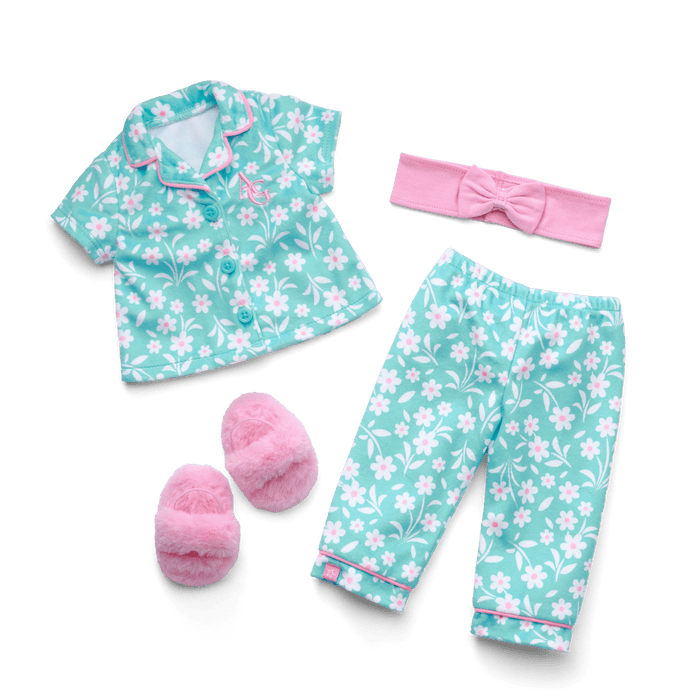 Flower Fun PJs for 18-inch Dolls N1