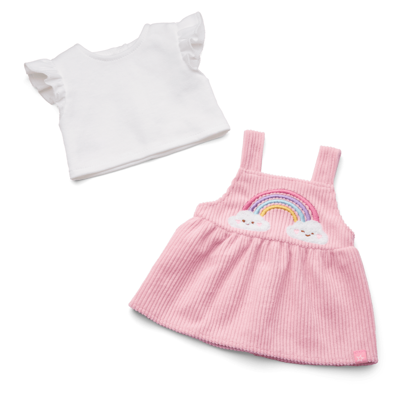 Rainbow Corduroy Outfit for Bitty Baby® Dolls M6