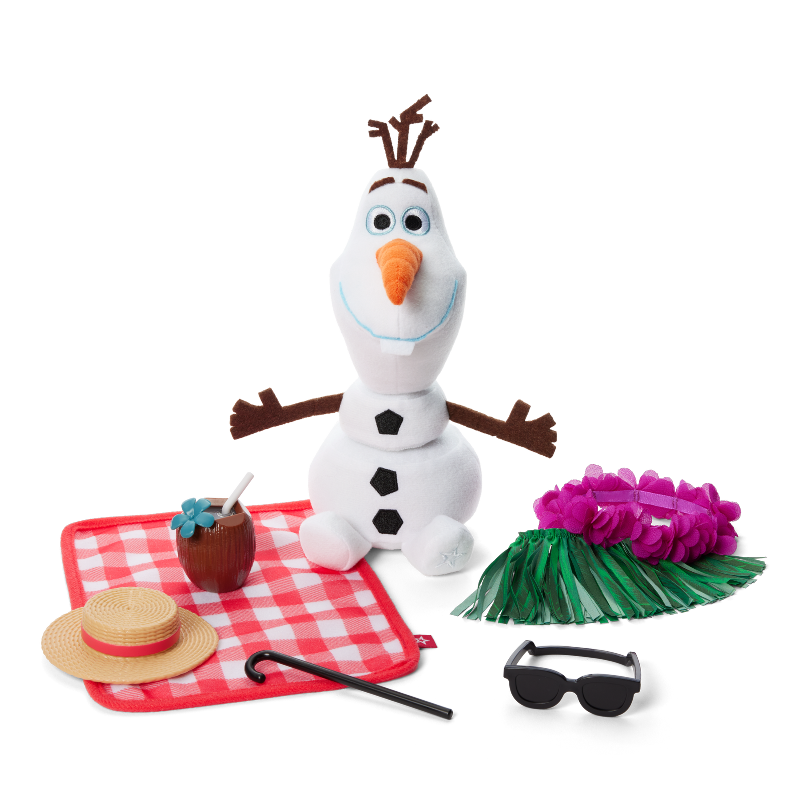 Disney Frozen Olaf Plush & Summer Accessories by American Girl® O4