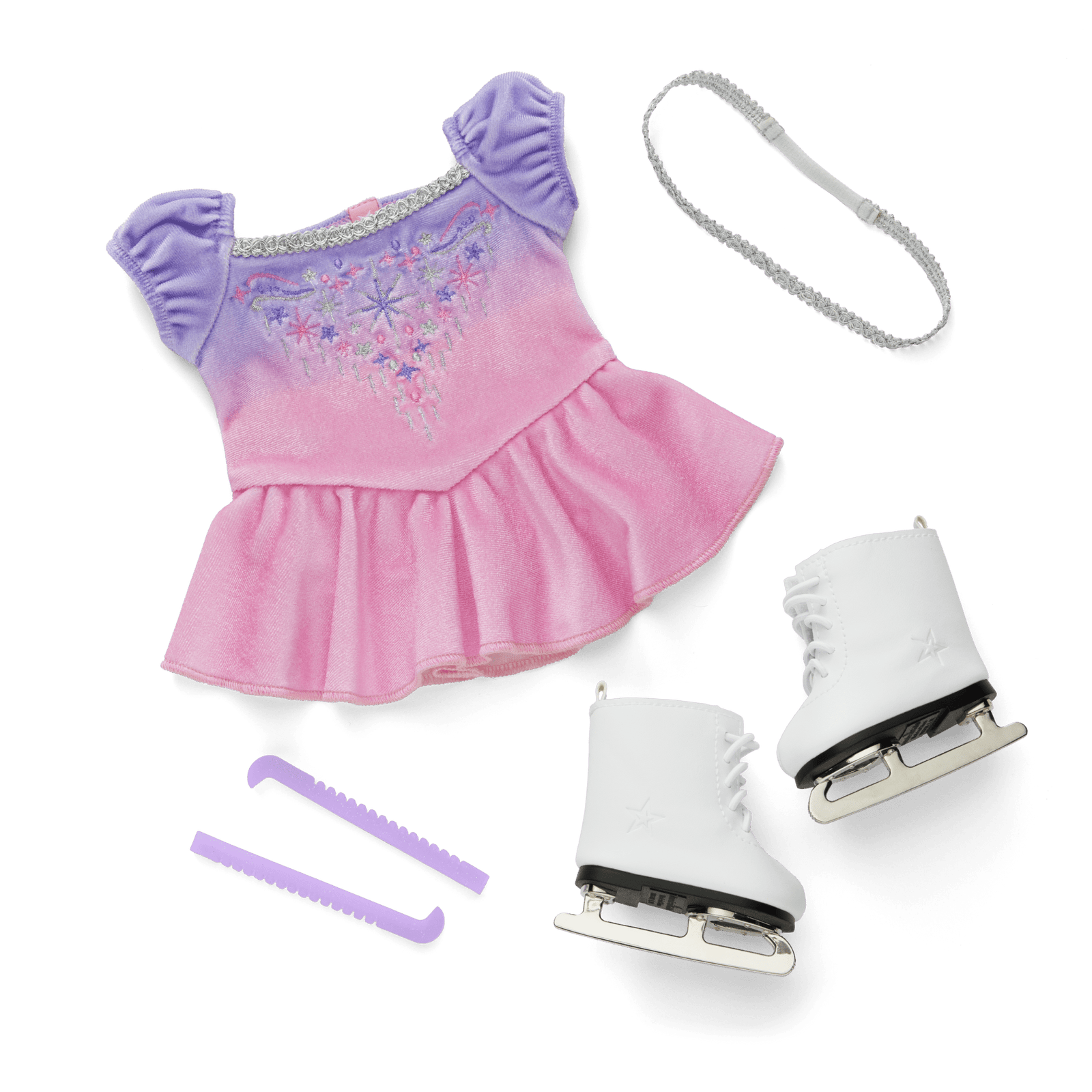 Spin in Style Figure-Skating Outfit for 18-inch Dolls N4