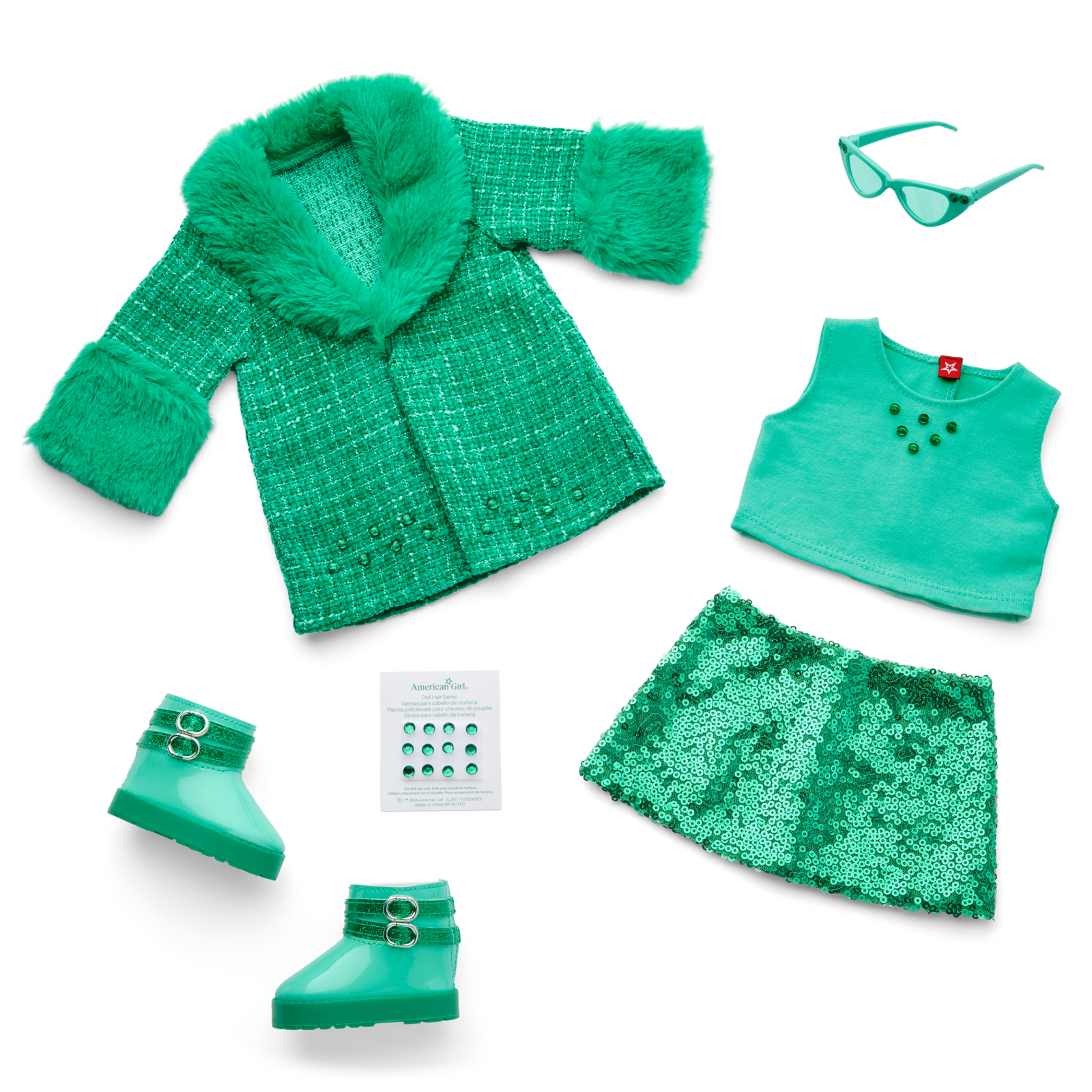 May Emerald Icon Outfit for 18-inch Dolls N1