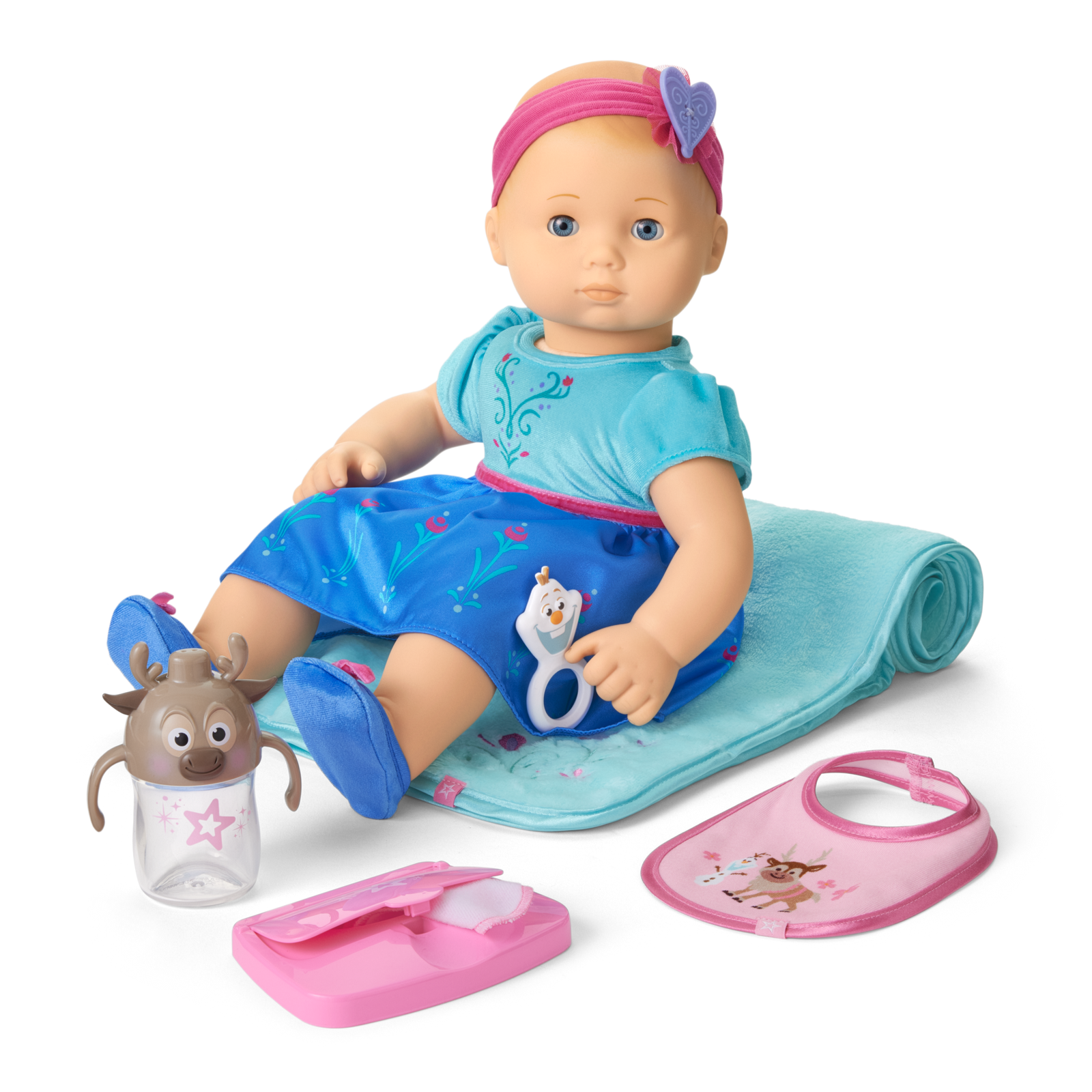 Disney Frozen Anna Cuddle & Care Set with Bitty Baby® Doll by American Girl® P1