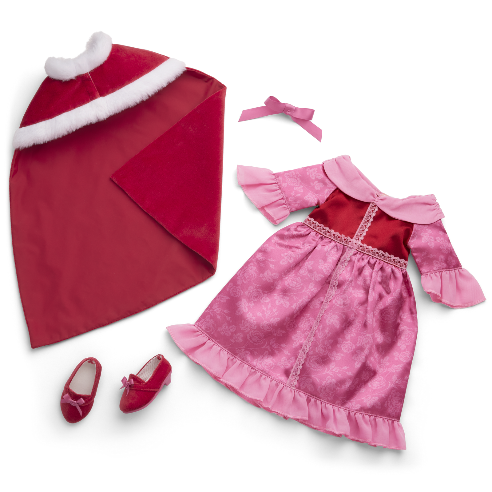 Disney Princess Belle Winter Dress & Cape Outfit for 18-inch Dolls by American Girl® R2