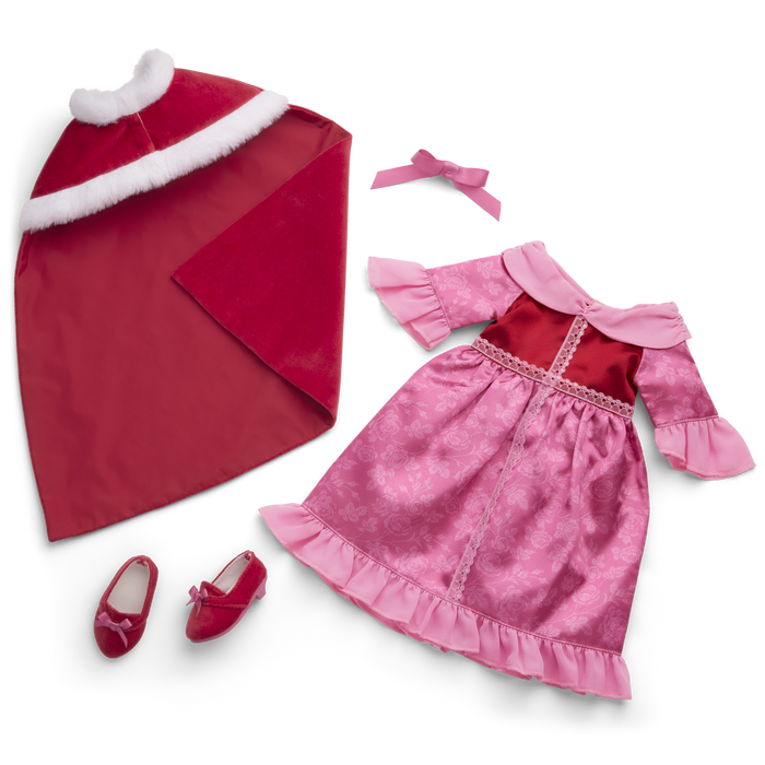 Disney Princess Belle Winter Dress & Cape Outfit for 18-inch Dolls by American Girl® R2