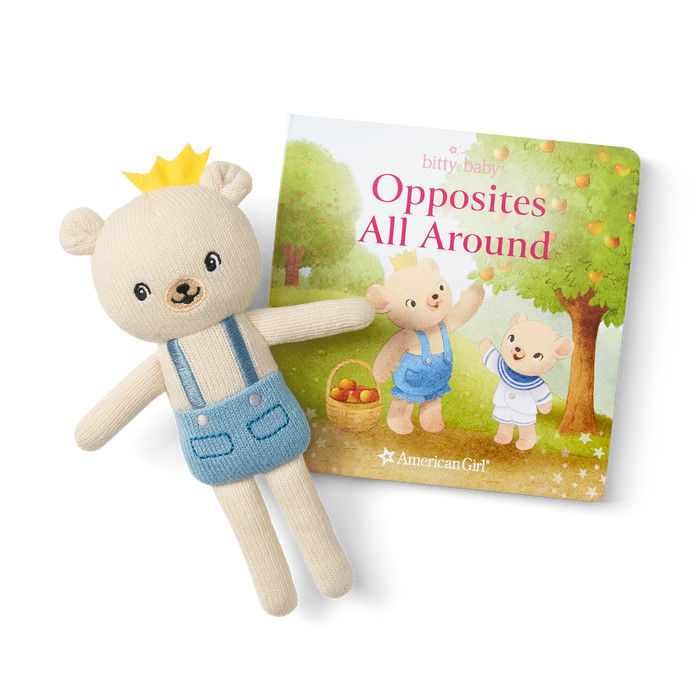 Bitty’s™ Bear Friend & Opposites All Around Board Book M4
