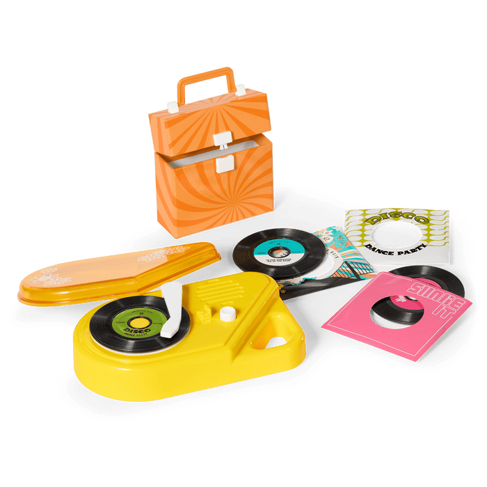 Julie’s™ Record Player & Accessories for 18-inch Dolls (Historical Characters) R5