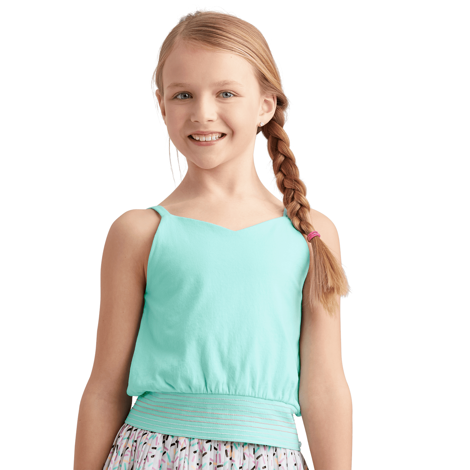 Minty Sweet Tank Top for Girls R8