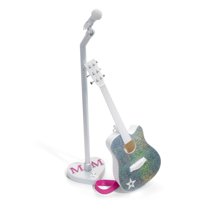 American Girl® x Megan Moroney Guitar & Mic Stand for 18-inch Dolls M4